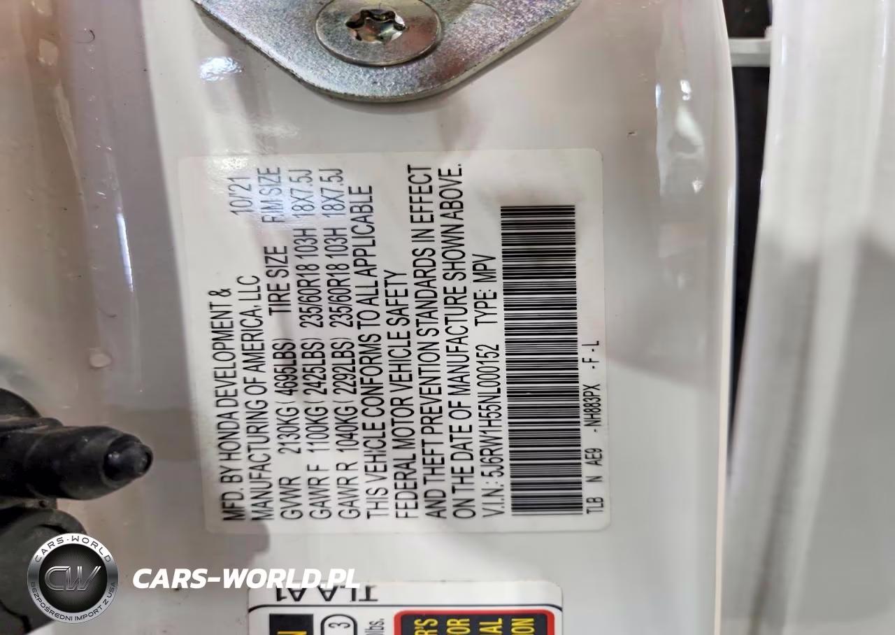 2022 Honda Cr-V Ex VIN:5J6RW1H55NL000152 - 13