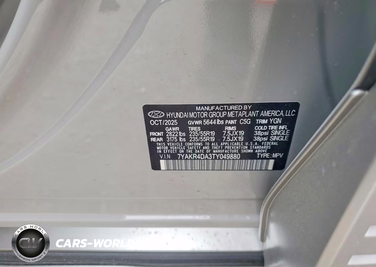 2026 Hyundai Ioniq 5 Limited VIN:7YAKR4DA3TY049880 - 12