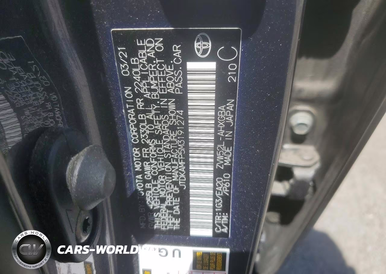 2021 Toyota Prius Prime Limited VIN:JTDKAMFP5M3191274 - 13