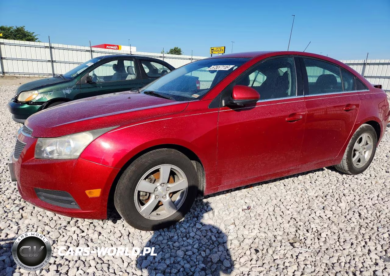2013 Chevrolet Cruze Lt VIN:1G1PC5SB6D7207662 - 1