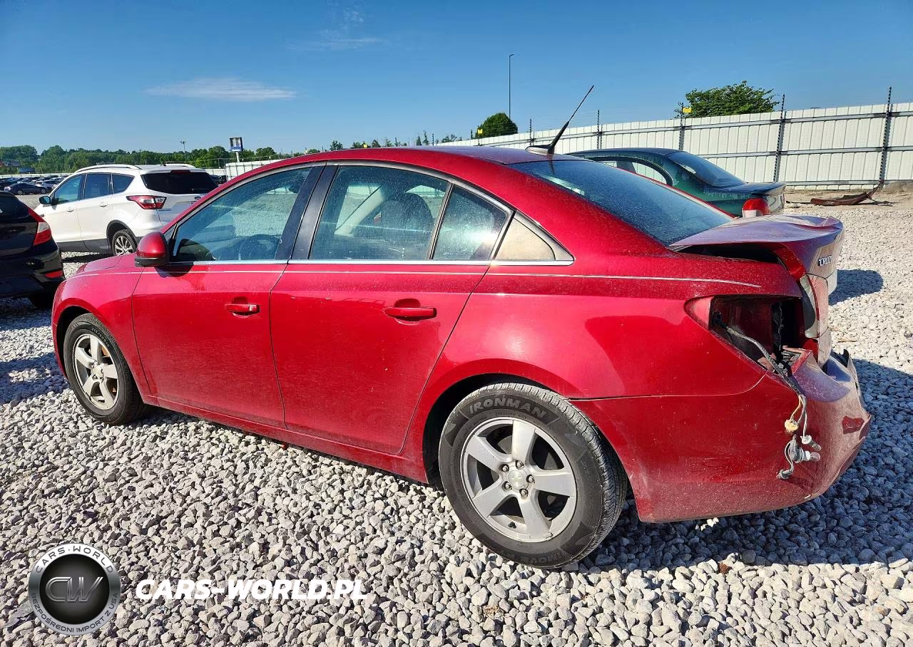 2013 Chevrolet Cruze Lt VIN:1G1PC5SB6D7207662 - 2