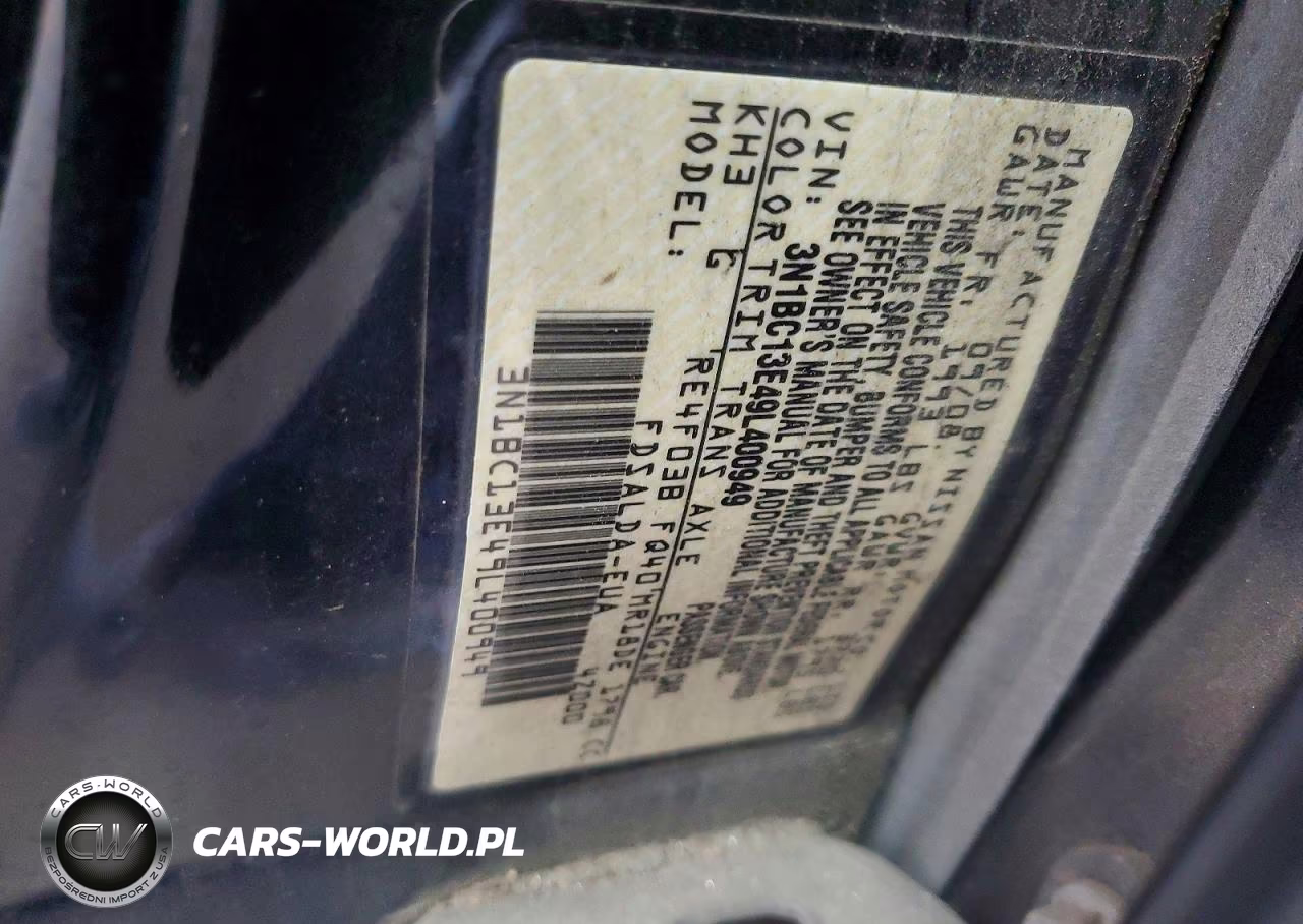 2009 Nissan Versa 1.8 S VIN:3N1BC13E49L400949 - 12