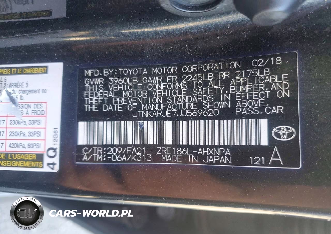 2018 Toyota Corolla Im Base VIN:JTNKARJE7JJ569620 - 12