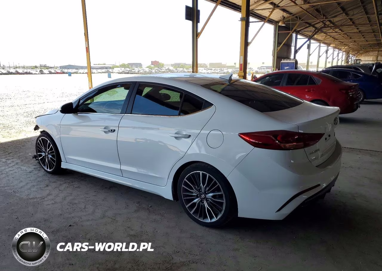 2018 Hyundai Elantra Sport VIN:KMHD04LB7JU482011 - 2