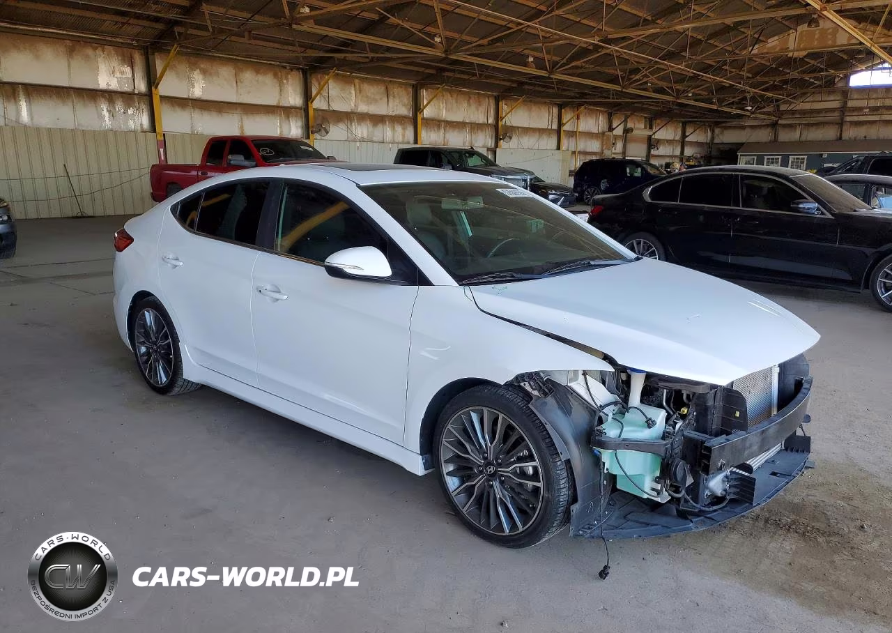 2018 Hyundai Elantra Sport VIN:KMHD04LB7JU482011 - 4