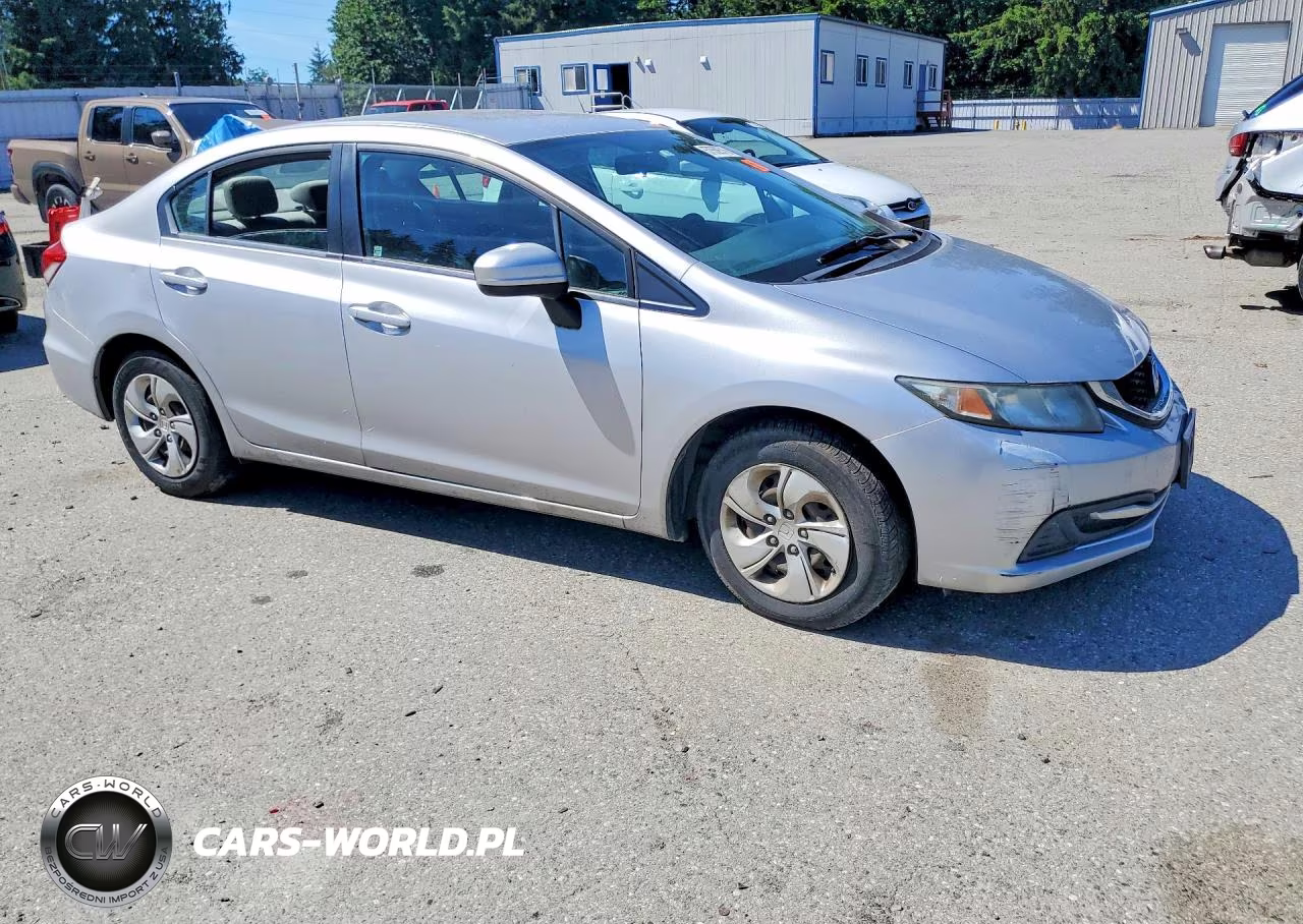 2014 Honda Civic Lx VIN:19XFB2F58EE270661 - 4