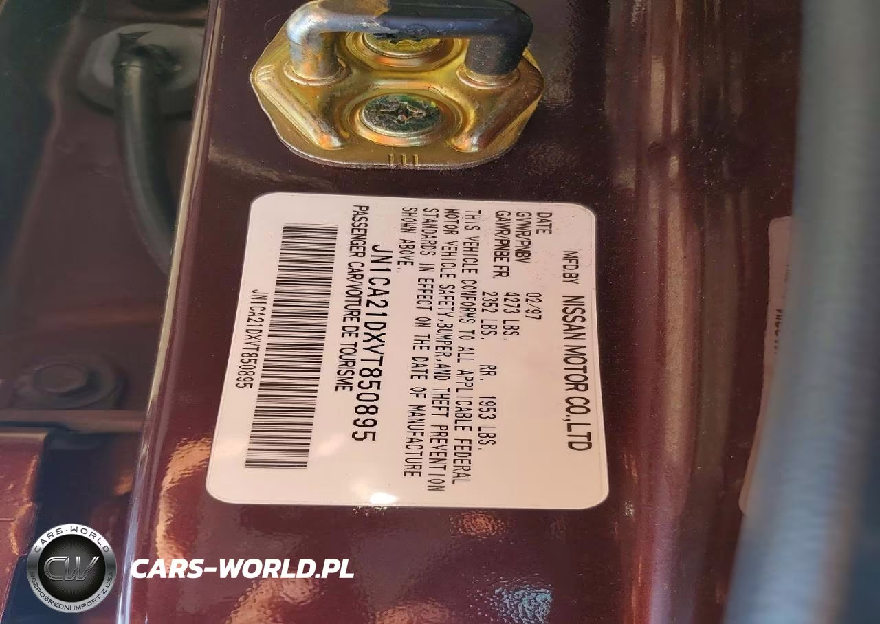 1997 Nissan Maxima VIN:JN1CA21DXVT850895 - 13