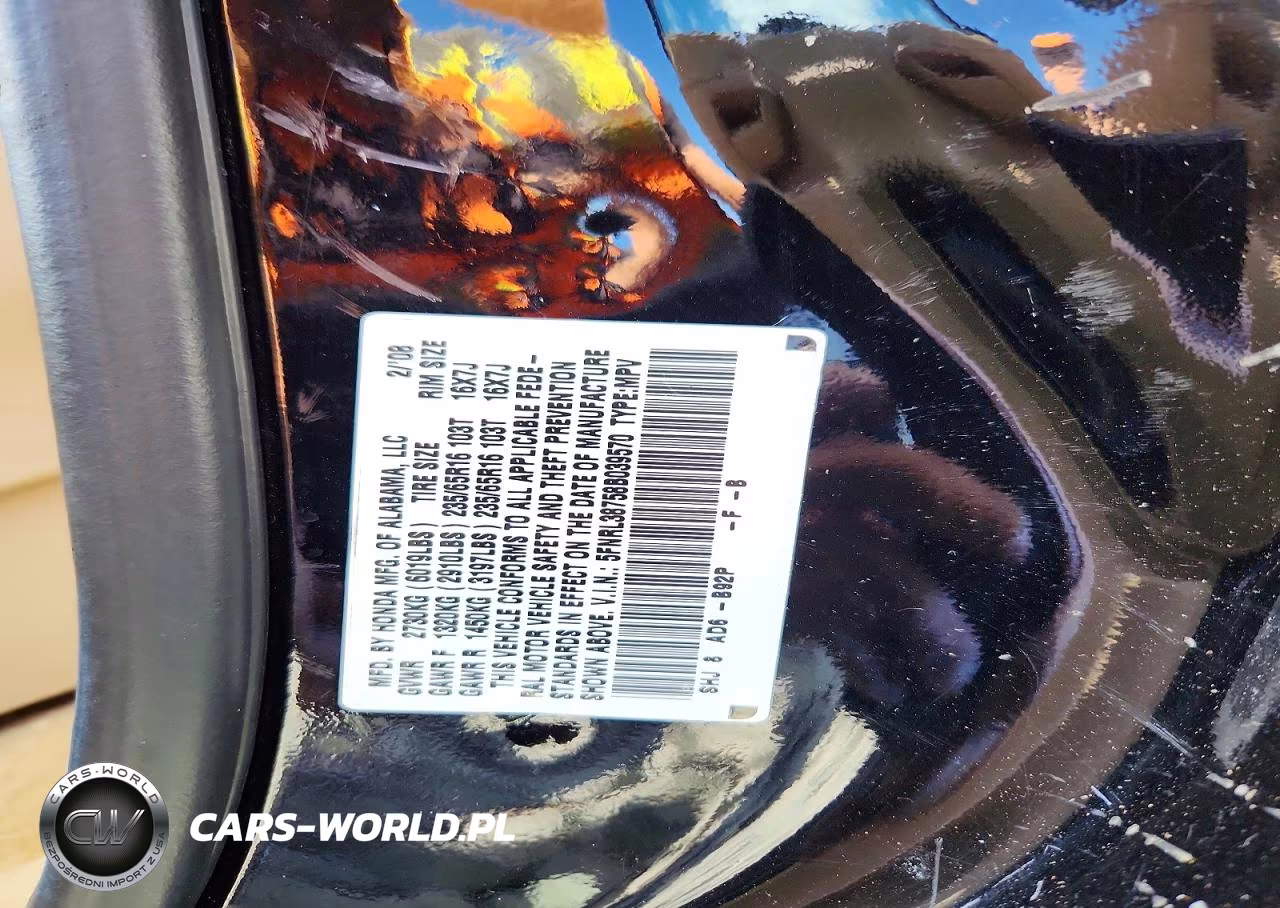 2008 Honda Odyssey Exl VIN:5FNRL38758B039570 - 13