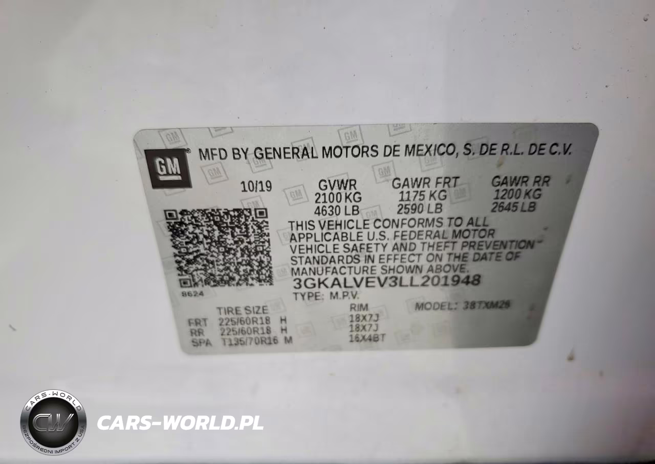 2020 GMC Terrain Slt VIN:3GKALVEV3LL201948 - 14