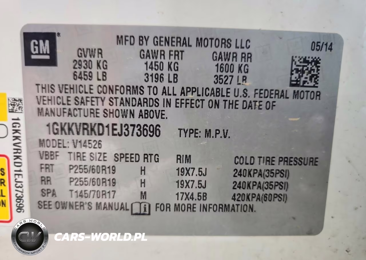 2014 GMC Acadia Slt-1 VIN:1GKKVRKD1EJ373696 - 13
