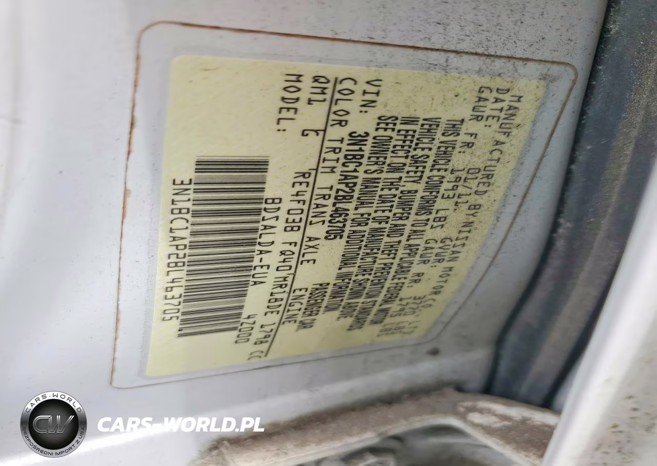 2011 Nissan Versa 1.8 S VIN:3N1BC1AP2BL463705 - 12