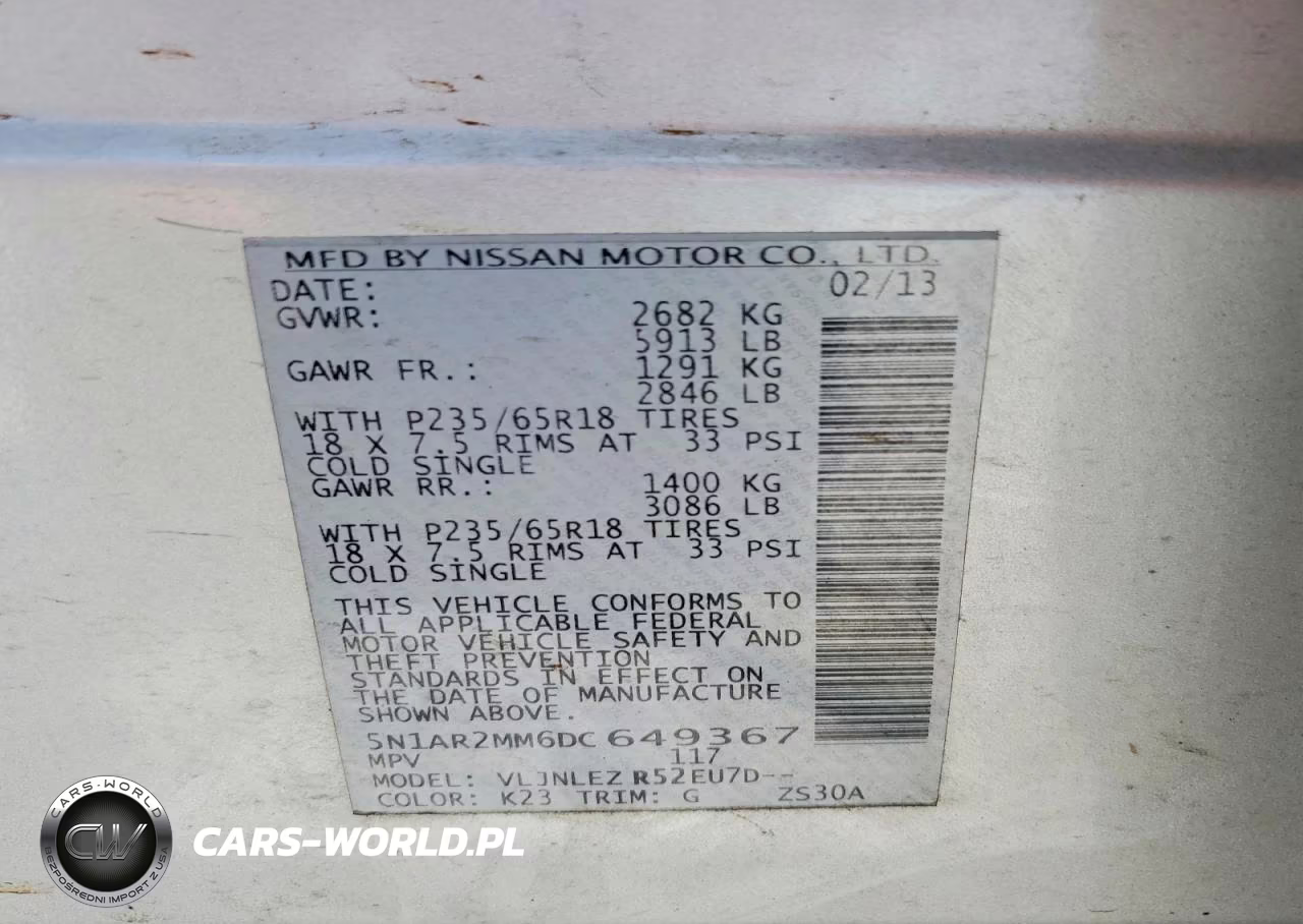 2013 Nissan Pathfinder S VIN:5N1AR2MM6DC649367 - 13