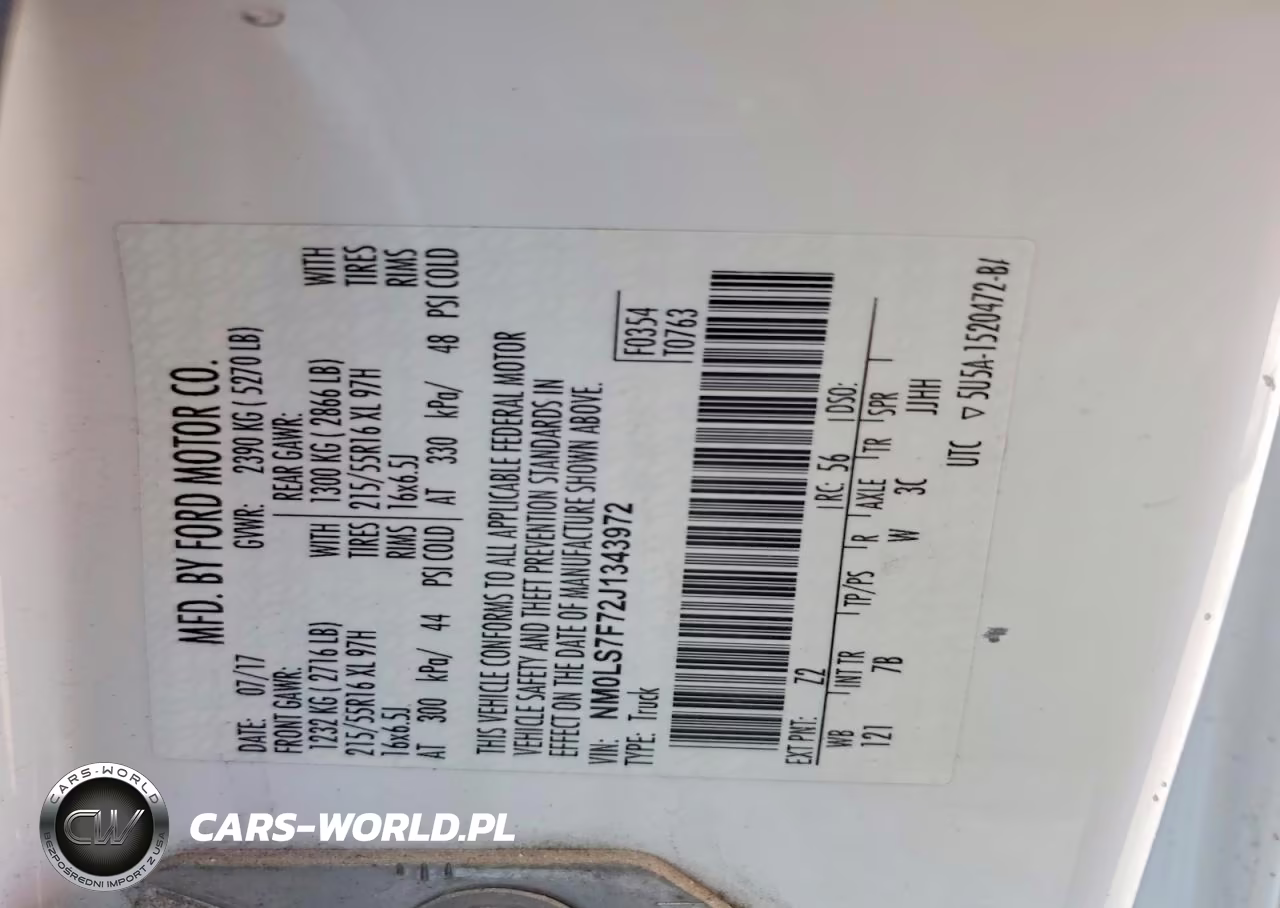 2018 Ford Transit Connect Xlt VIN:NM0LS7F72J1343972 - 13