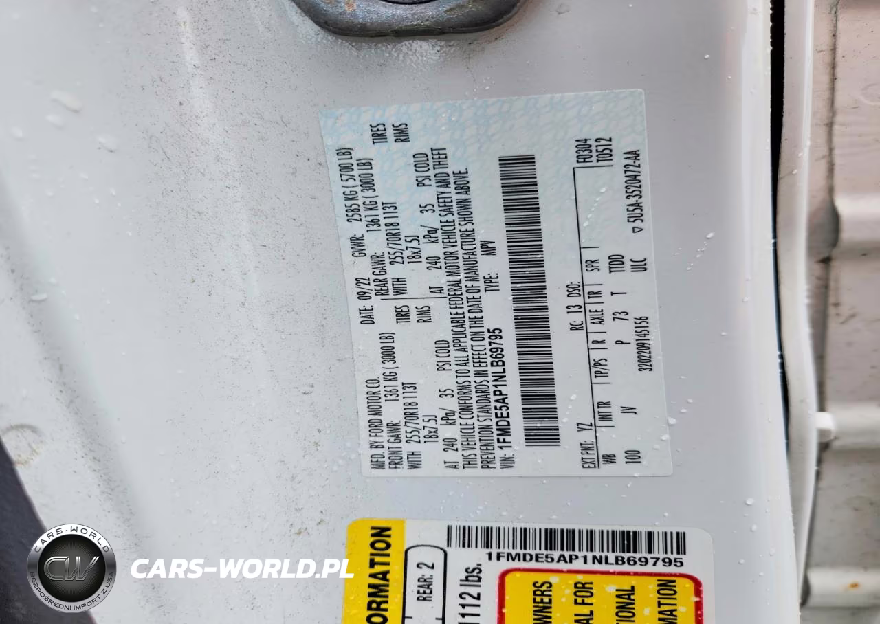 2022 Ford Bronco Base VIN:1FMDE5AP1NLB69795 - 13