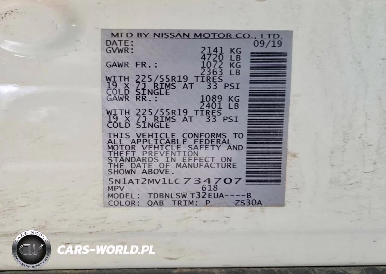 2020 NISSAN ROGUE S S VIN:5N1AT2MV1LC734707 - 12
