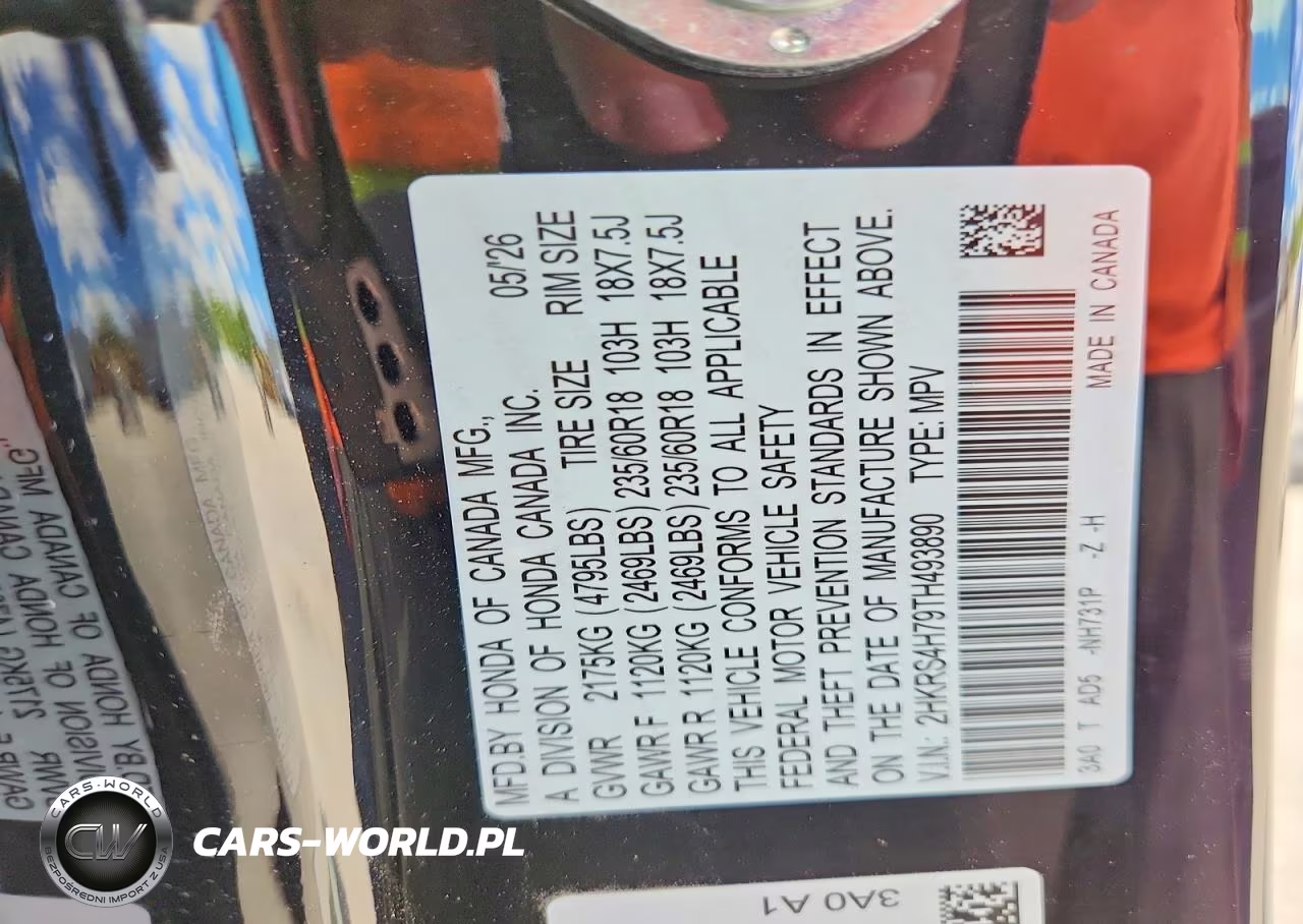 2026 Honda Cr-V Exl VIN:2HKRS4H79TH493890 - 14