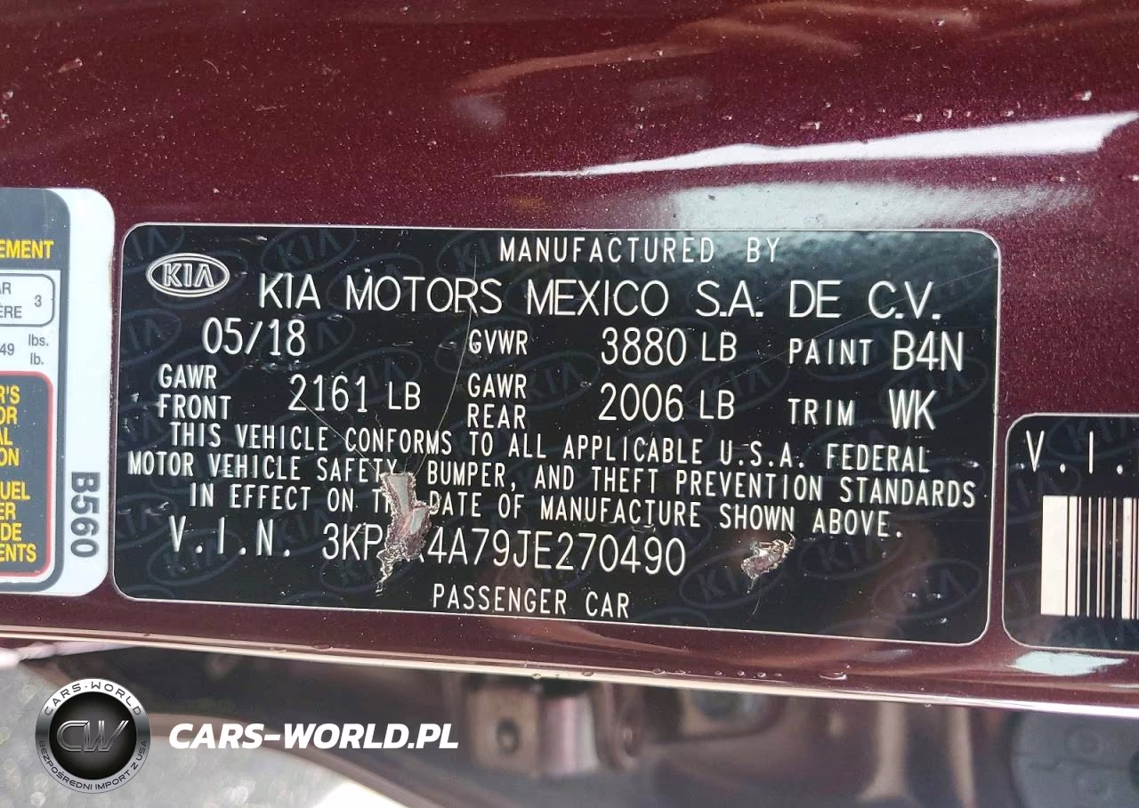 2018 Kia Forte Lx VIN:3KPFK4A79JE270490 - 13
