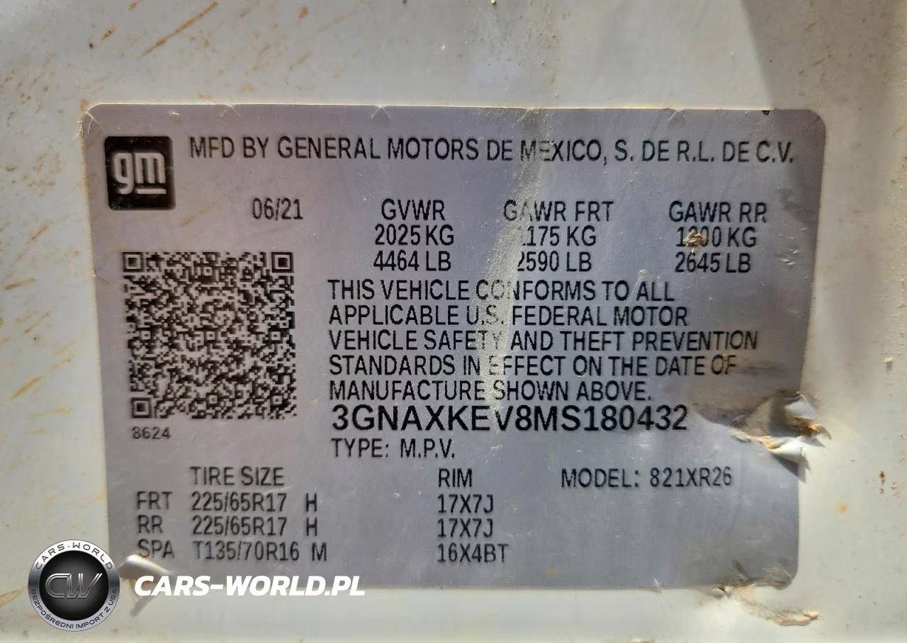 2021 Chevrolet Equinox Lt VIN:3GNAXKEV8MS180432 - 13