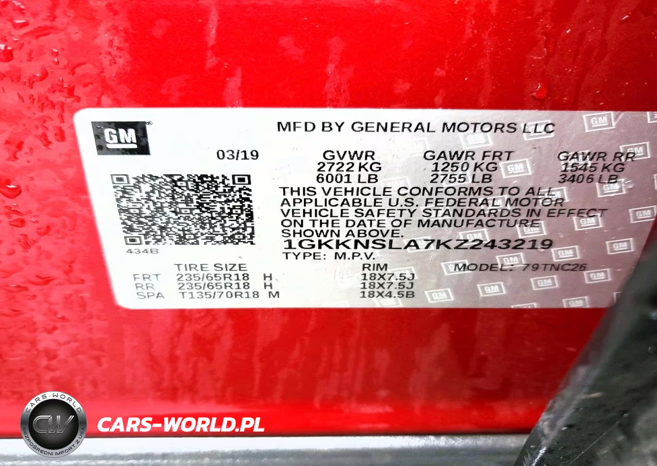 2019 GMC Acadia Sle VIN:1GKKNSLA7KZ243219 - 13