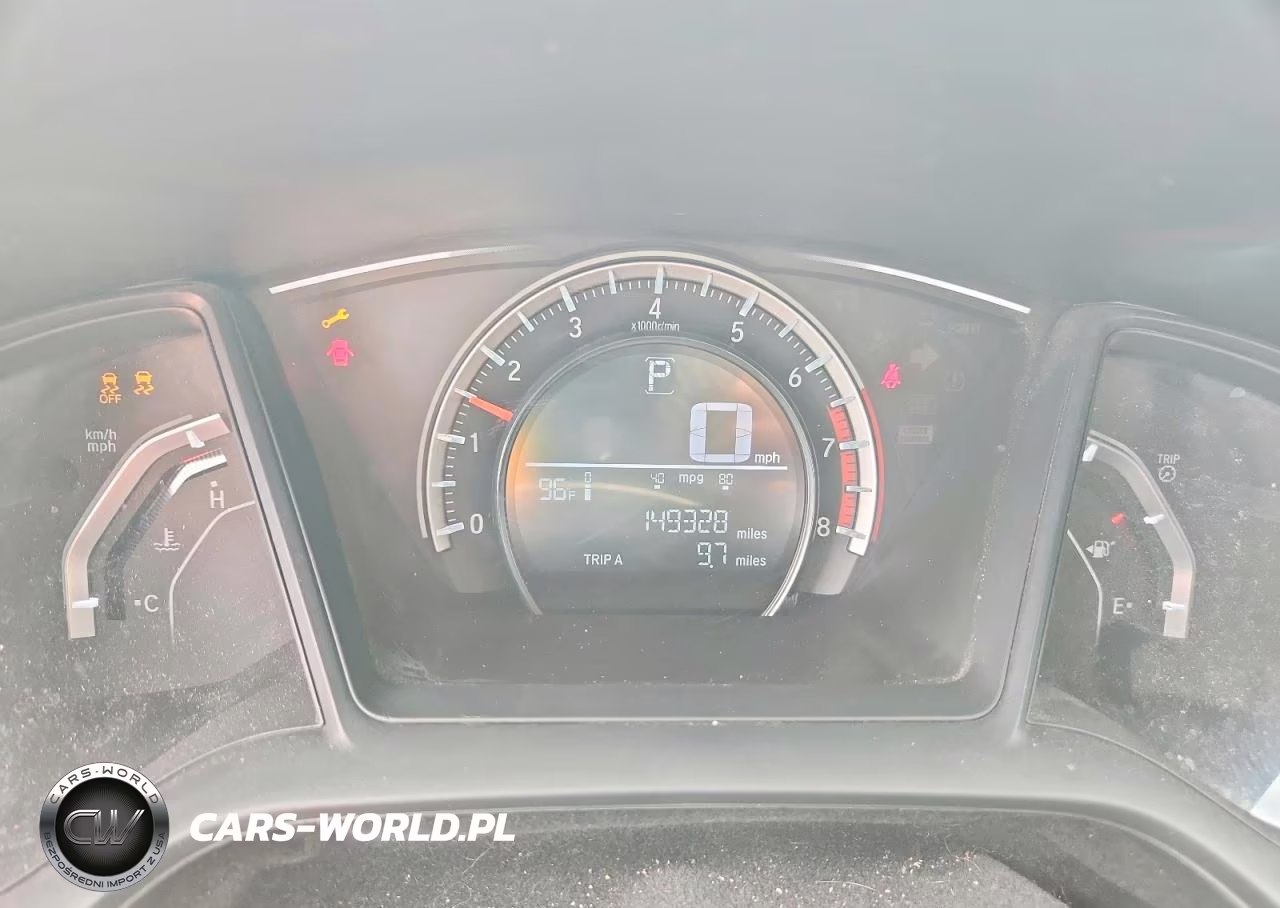 2017 Honda Civic Lx VIN:SHHFK7H20HU222861 - 9