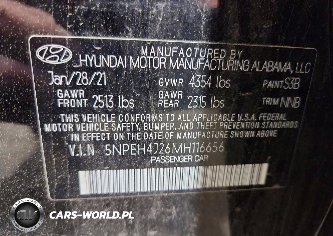 2021 Hyundai Sonata Limited VIN:5NPEH4J26MH116656 - 12