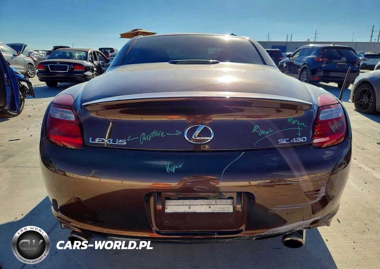 2007 Lexus Sc 430 VIN:JTHFN45Y779013933 - 6