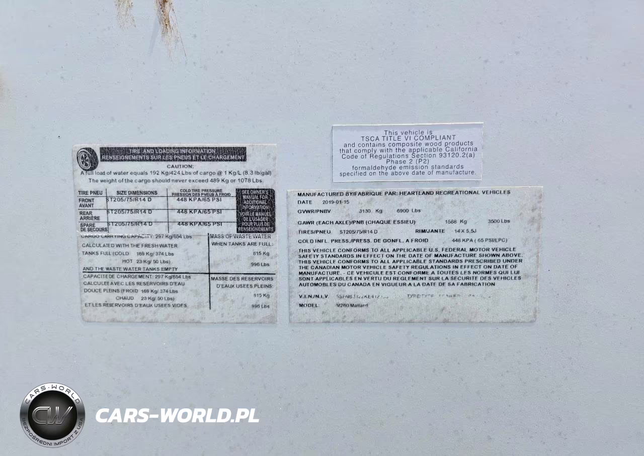 2019 Heartland Mallard Camper VIN:5SFNB3122KE412358 - 10