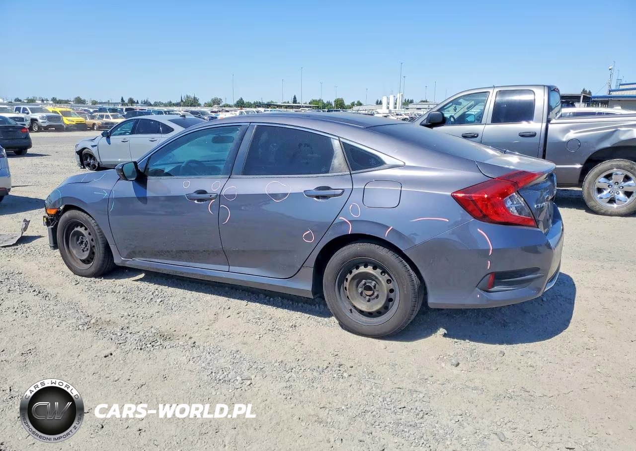 2019 Honda Civic Lx VIN:2HGFC2F66KH535259 - 2