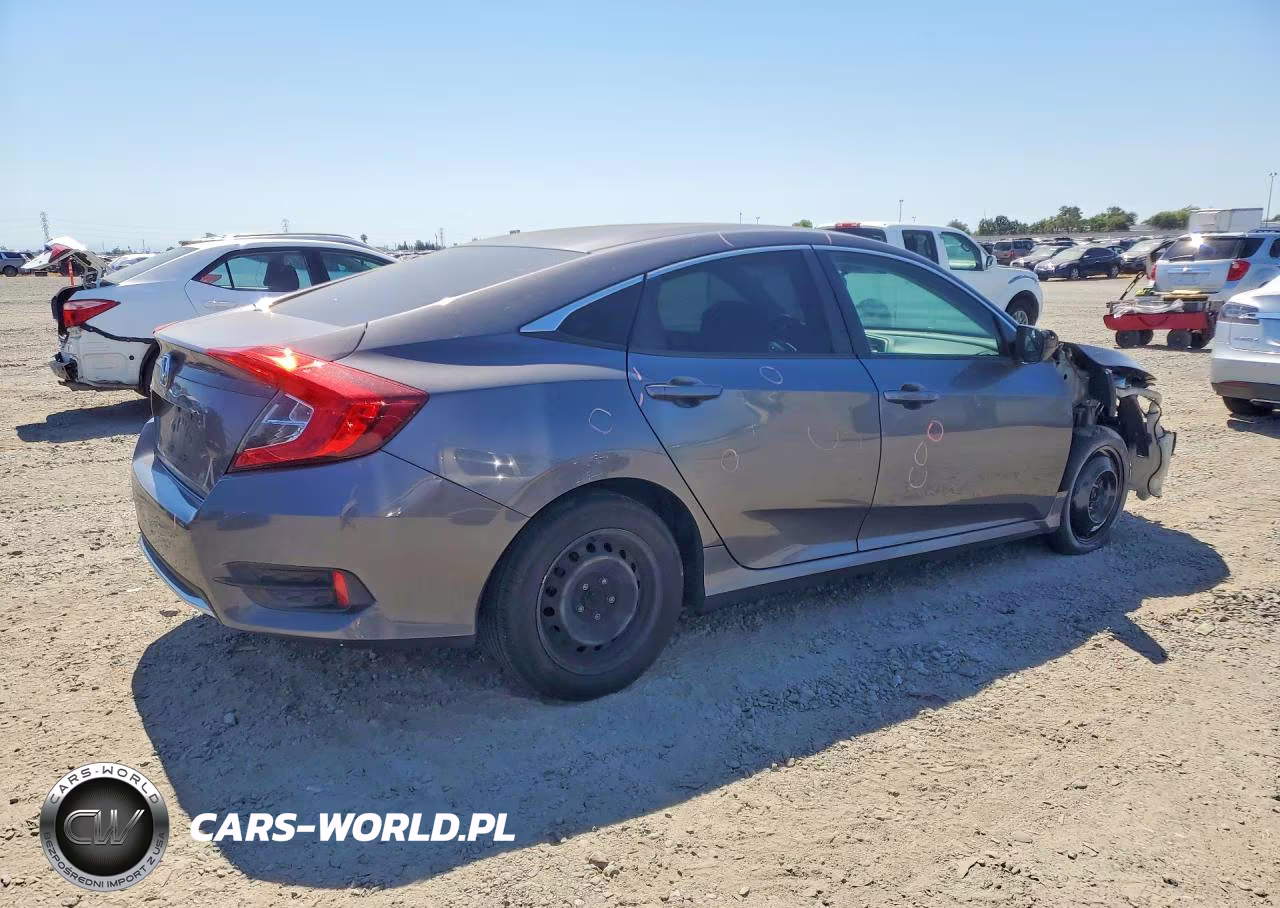 2019 Honda Civic Lx VIN:2HGFC2F66KH535259 - 3