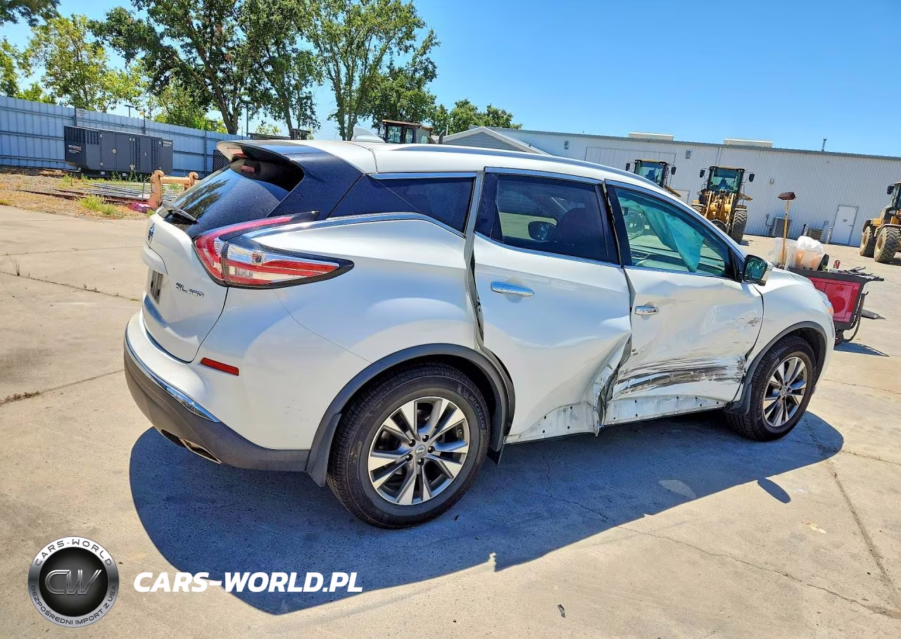 2017 Nissan Murano Sl VIN:5N1AZ2MH7HN195935 - 3