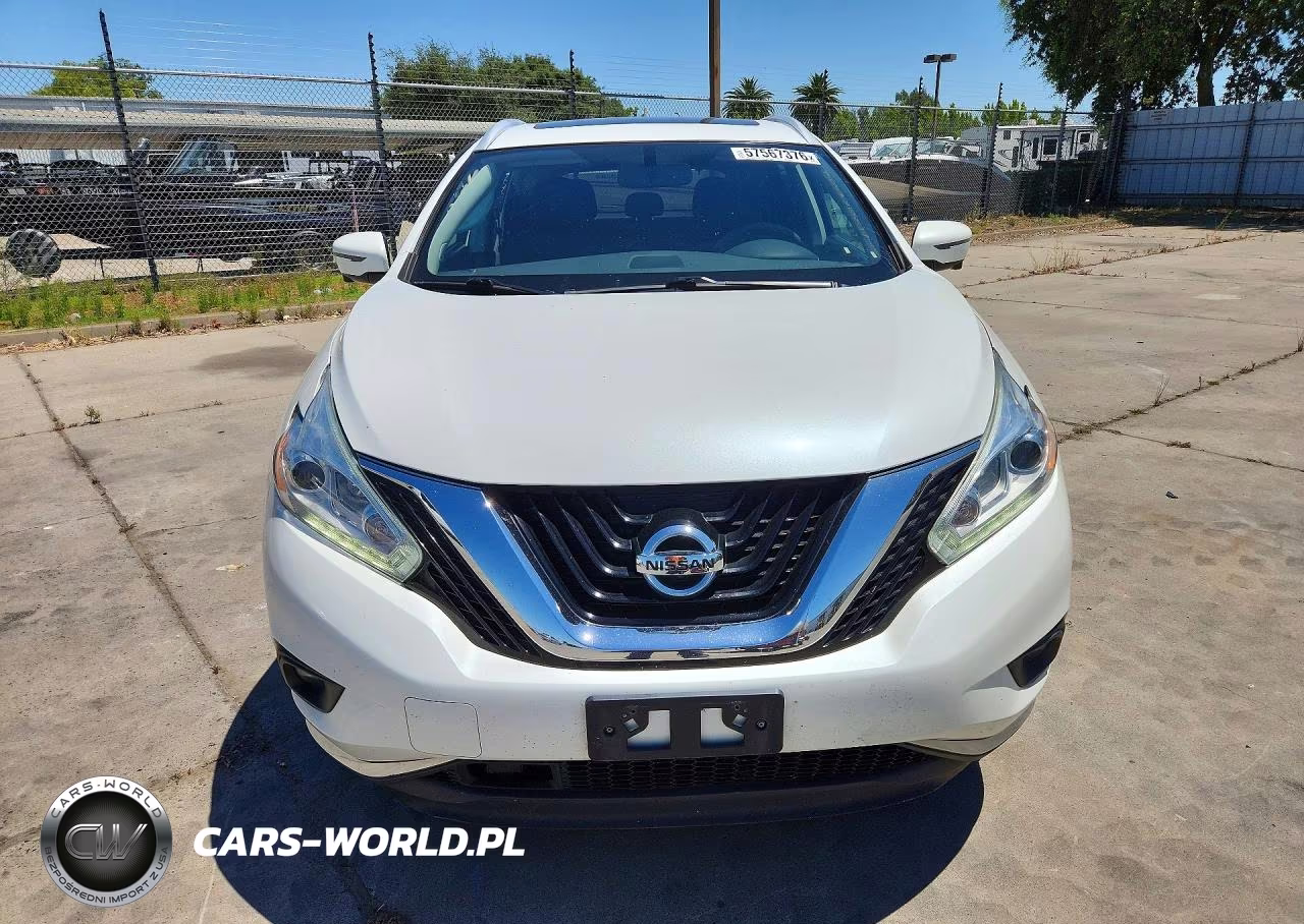 2017 Nissan Murano Sl VIN:5N1AZ2MH7HN195935 - 5