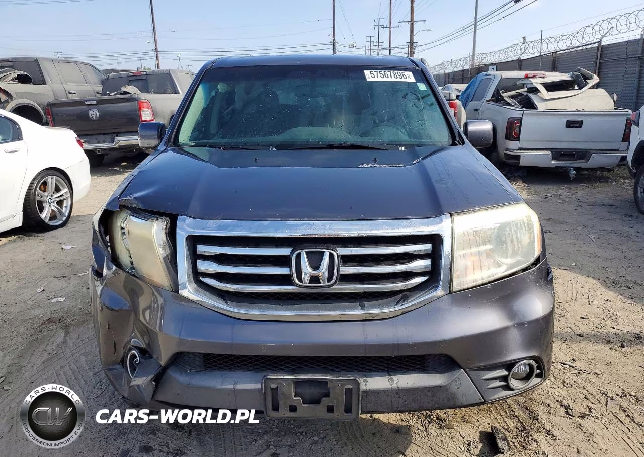 2014 Honda Pilot Exl VIN:5FNYF3H55EB026301 - 5