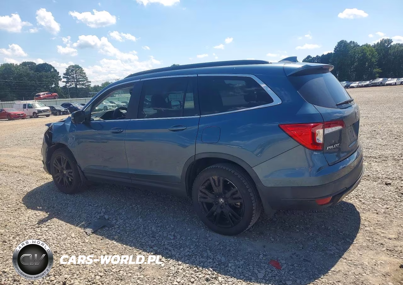 2021 Honda Pilot Se VIN:5FNYF6H20MB007256 - 2