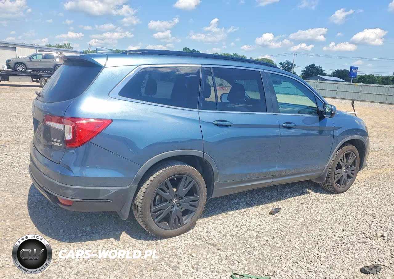 2021 Honda Pilot Se VIN:5FNYF6H20MB007256 - 3