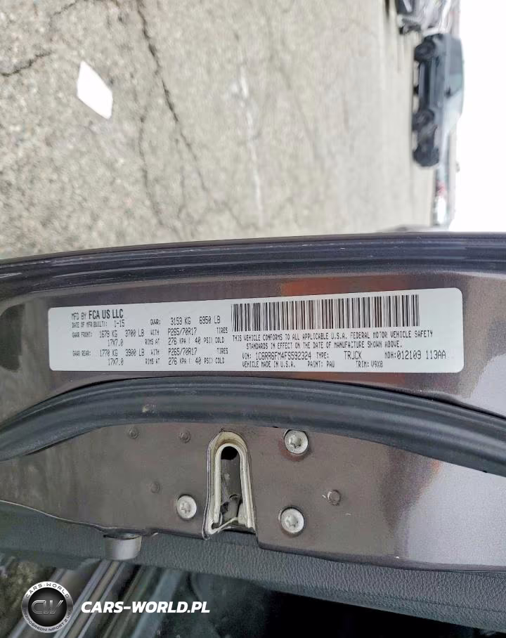 2015 Ram 1500 St VIN:1C6RR6FM4FS592324 - 13