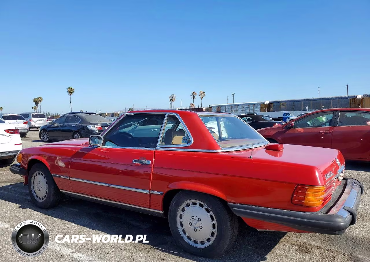 1987 Mercedes-Benz 560 Sl VIN:WDBBA48DXHA064281 - 2