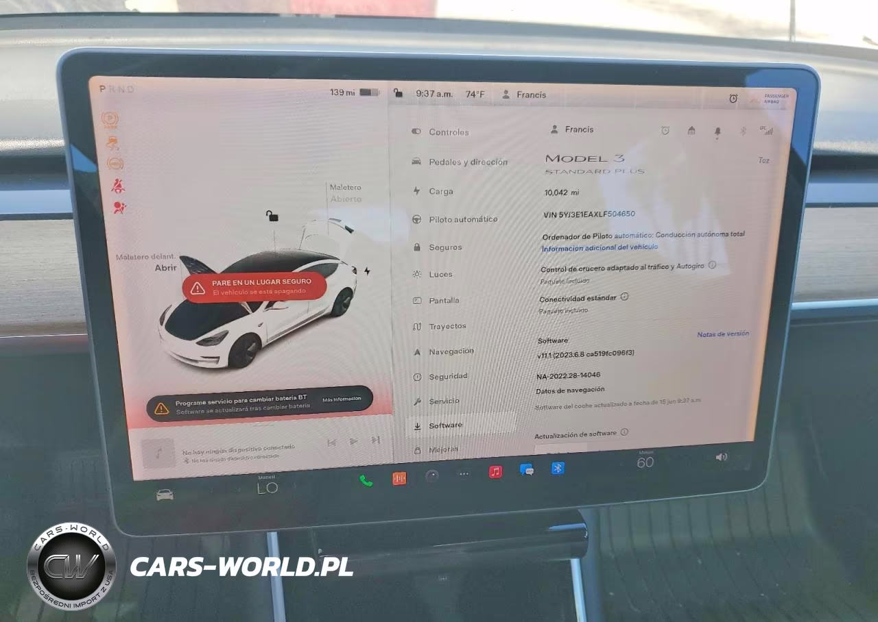 2020 Tesla Model 3 VIN:5YJ3E1EAXLF504650 - 9