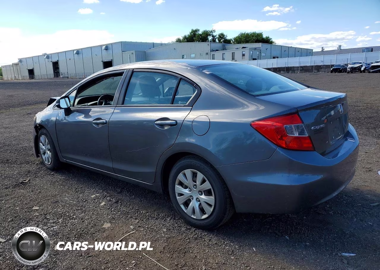 2012 Honda Civic Lx VIN:19XFB2F54CE365781 - 2