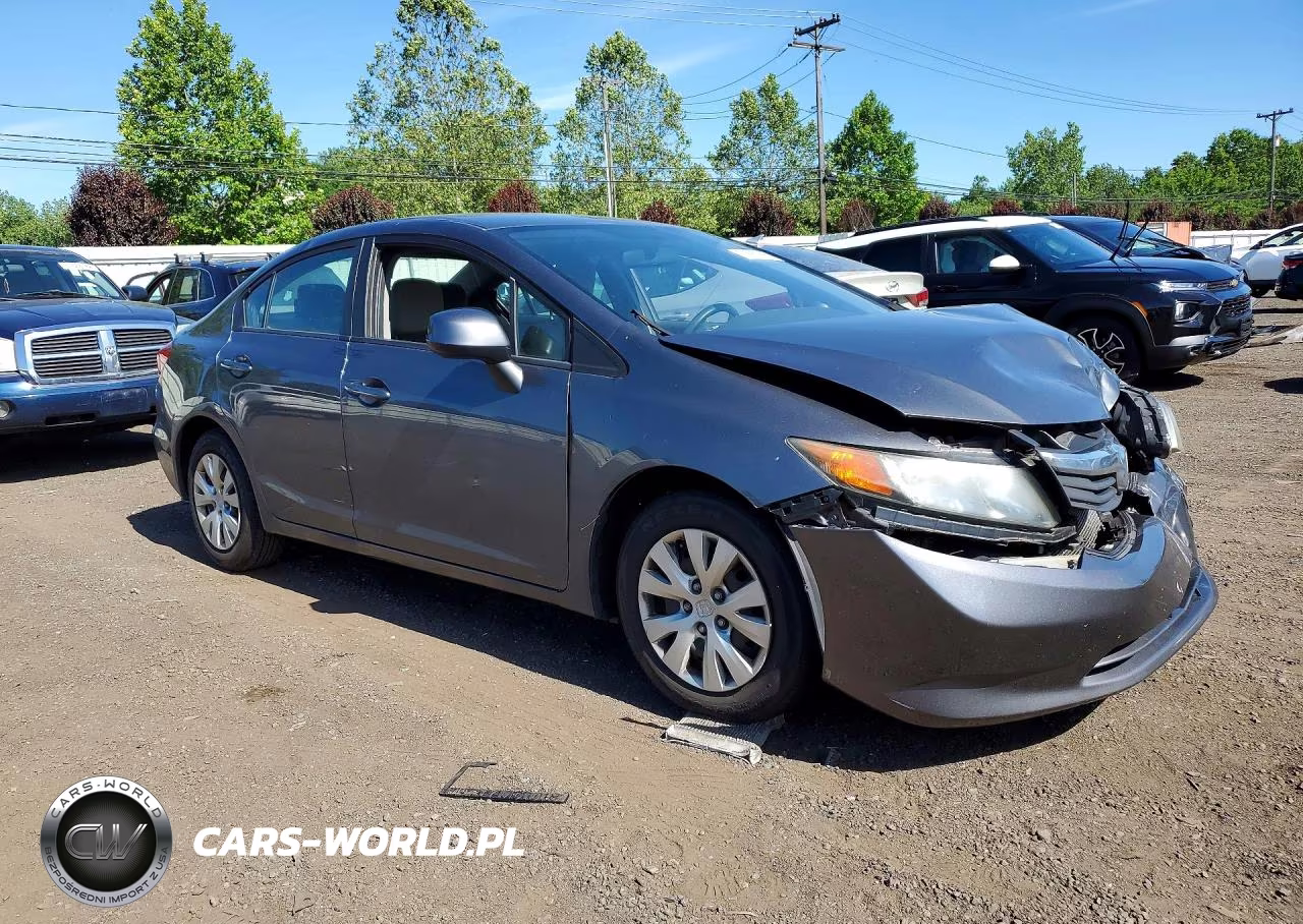 2012 Honda Civic Lx VIN:19XFB2F54CE365781 - 4