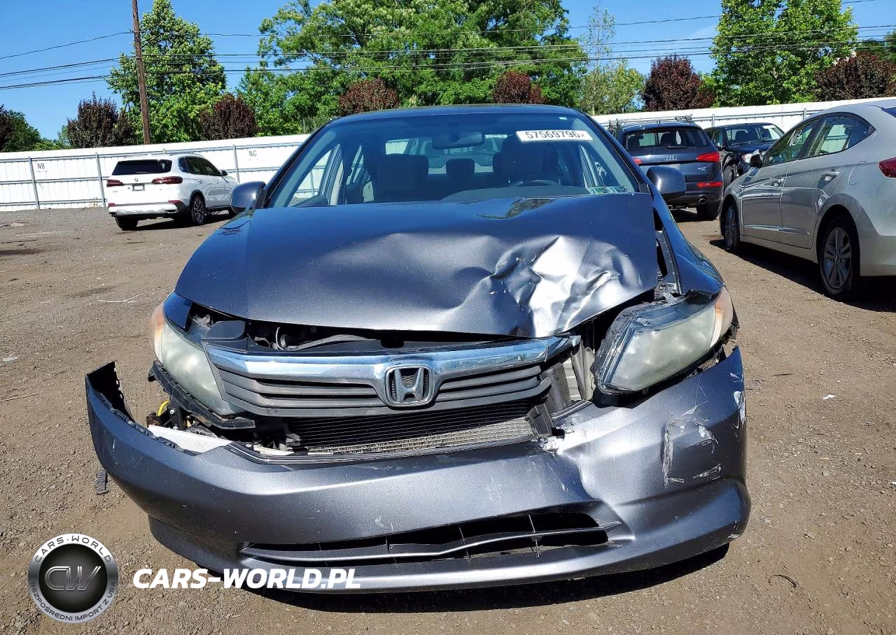 2012 Honda Civic Lx VIN:19XFB2F54CE365781 - 5