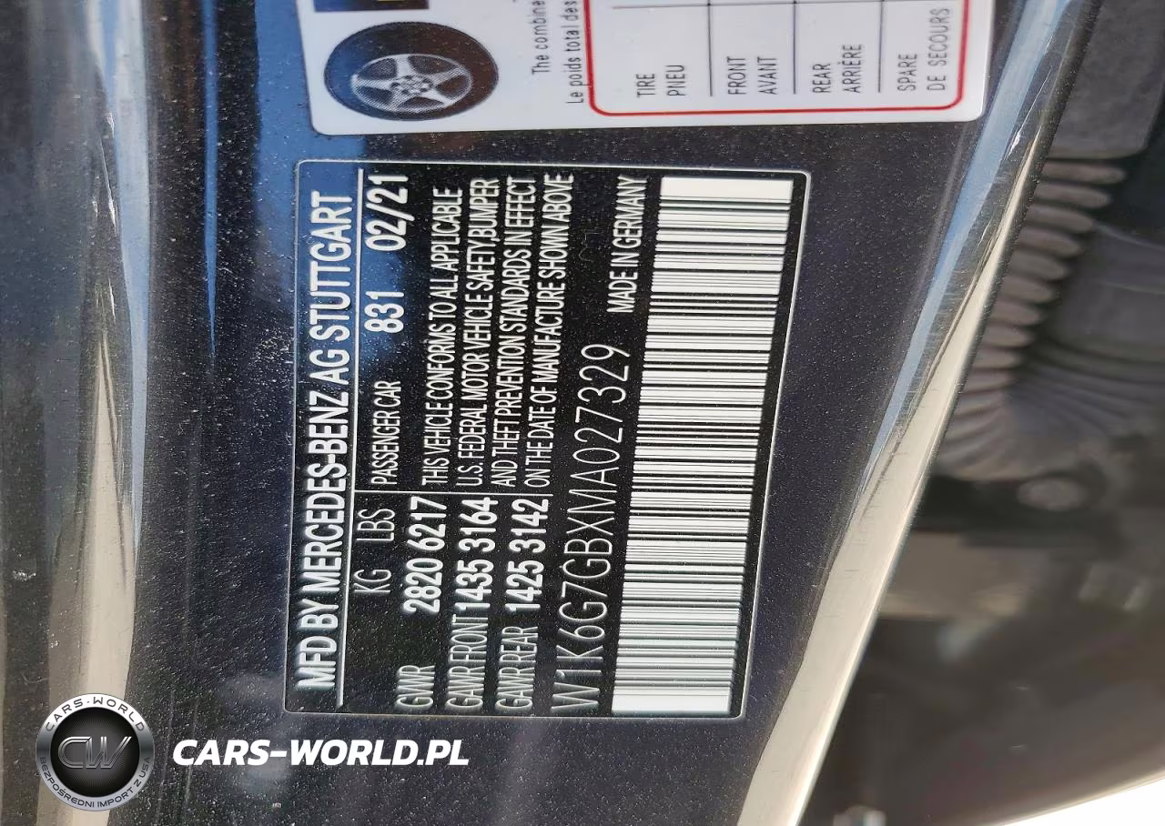 2021 Mercedes-Benz S 580 4Matic VIN:W1K6G7GBXMA027329 - 12