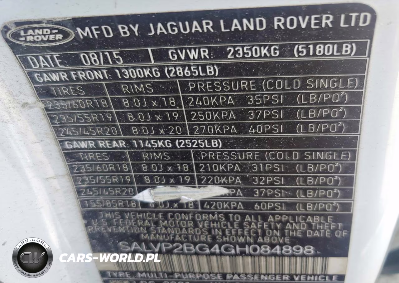 2016 Land Rover Range Rover Evoque Se VIN:SALVP2BG4GH084898 - 14