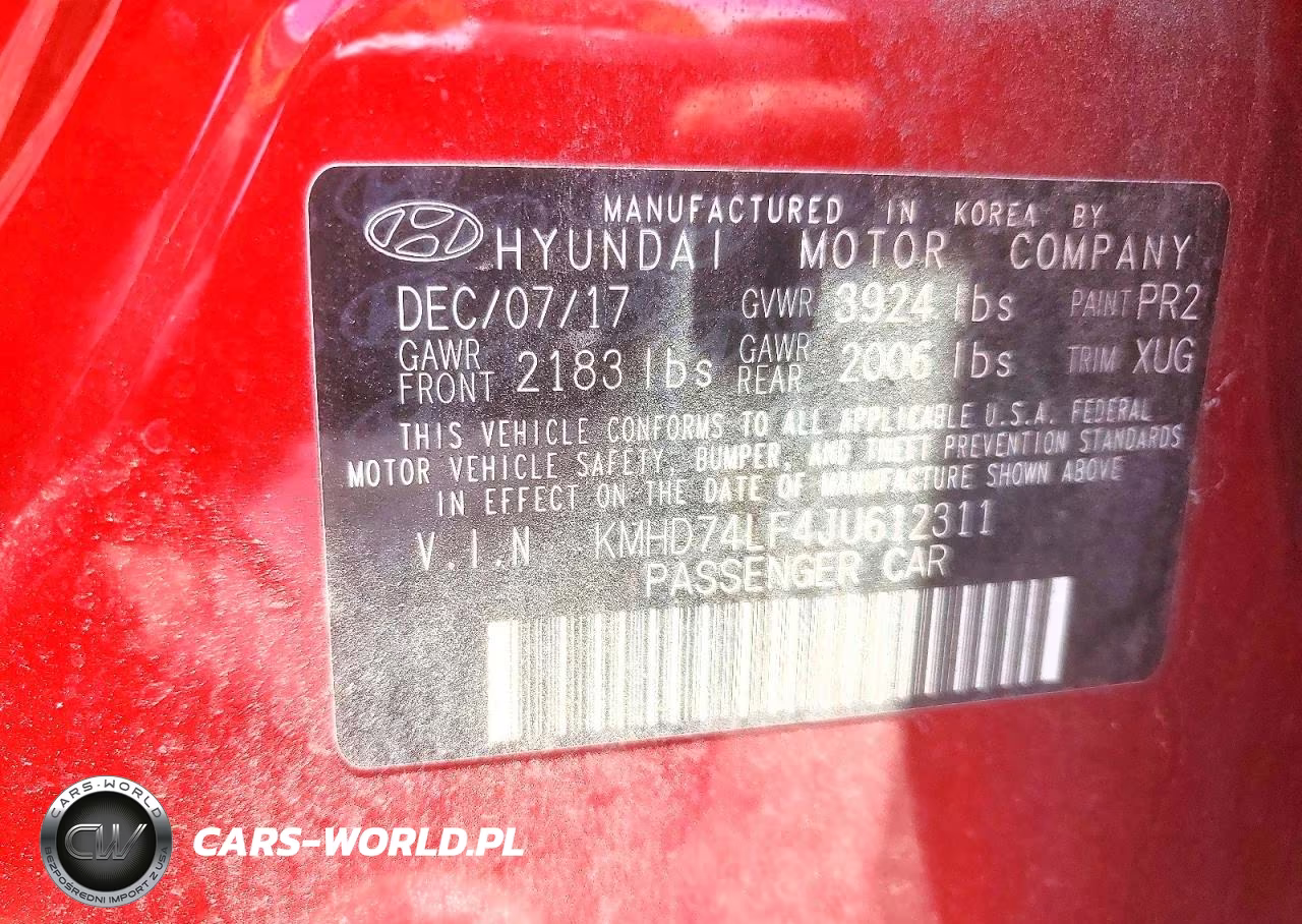 2018 Hyundai Elantra Se VIN:KMHD74LF4JU612311 - 13