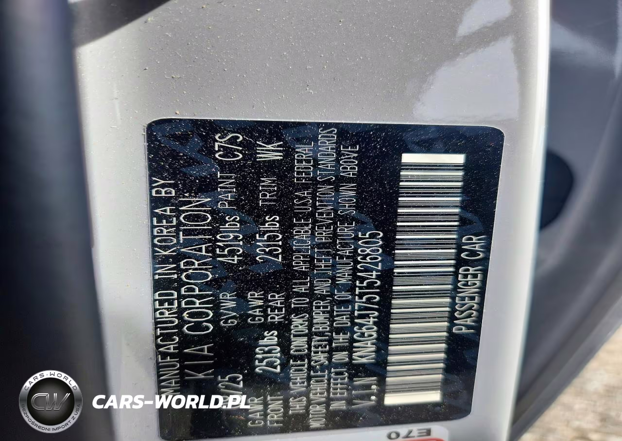 2026 Kia K5 Gt Line VIN:KNAG64J75T5426805 - 12