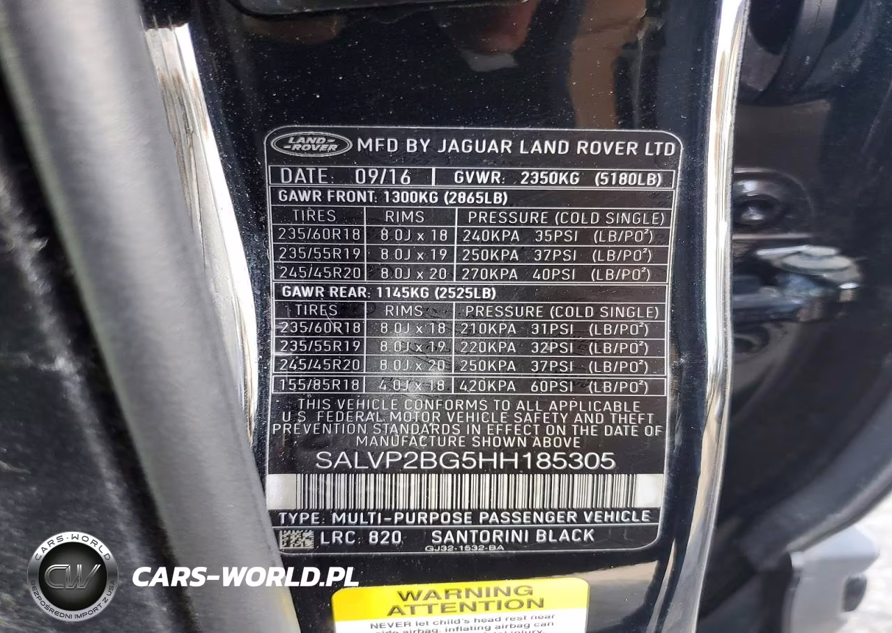 2017 Land Rover Range Rover Evoque Se VIN:SALVP2BG5HH185305 - 13