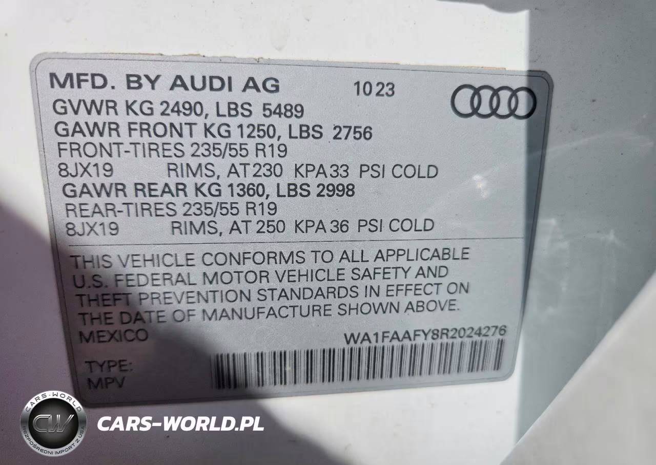 2024 Audi Q5 Prestige 45 VIN:WA1FAAFY8R2024276 - 13