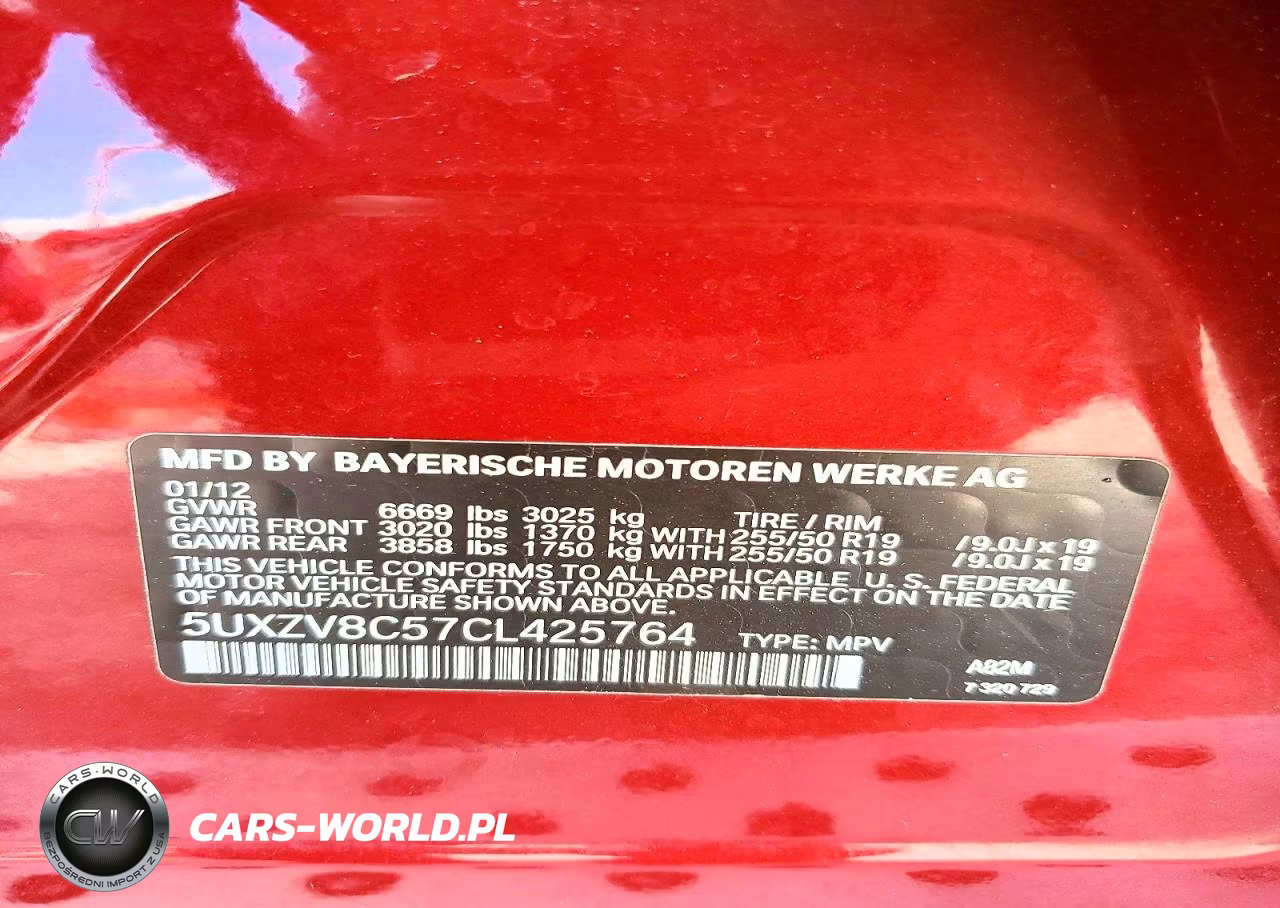2012 BMW X5 xDrive50I VIN:5UXZV8C57CL425764 - 14