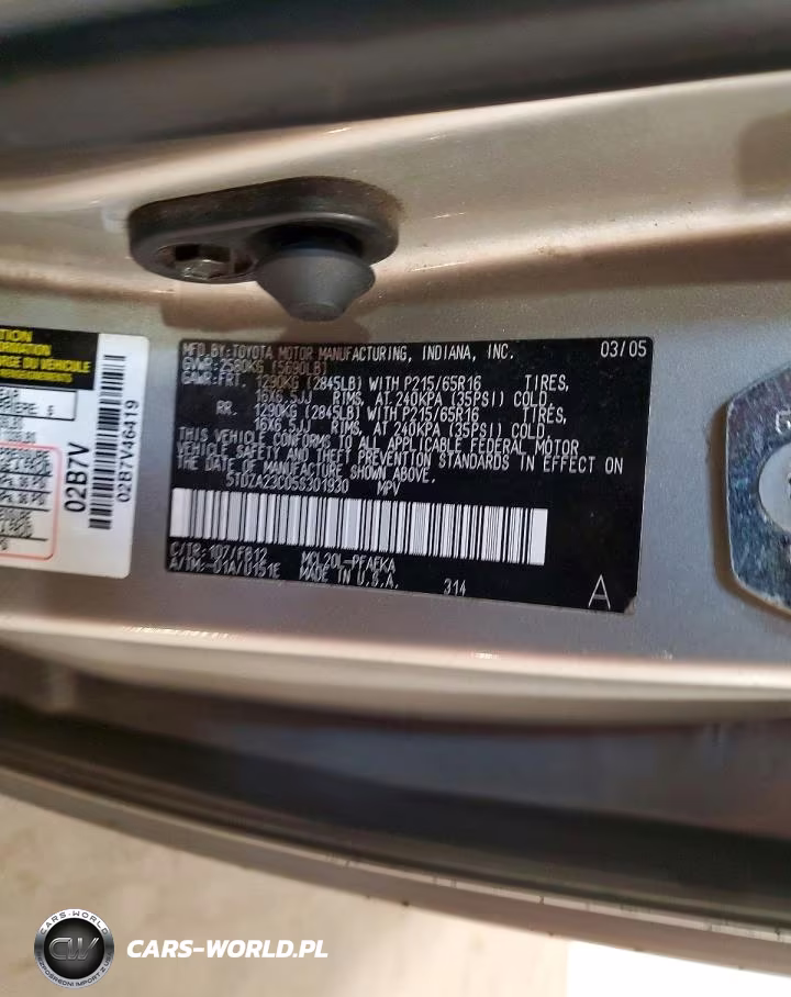 2005 Toyota Sienna Le 7 Passenger VIN:5TDZA23C05S301930 - 14