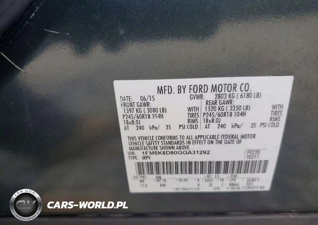 2016 Ford Explorer Xlt VIN:1FM5K8D80GGA31292 - 13