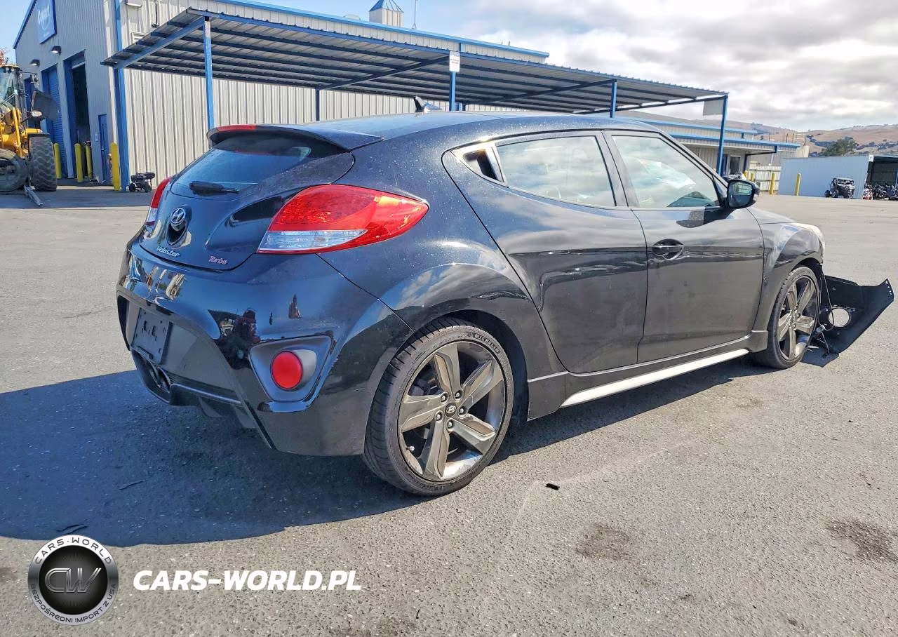 2015 Hyundai Veloster Turbo VIN:KMHTC6AE4FU222684 - 3
